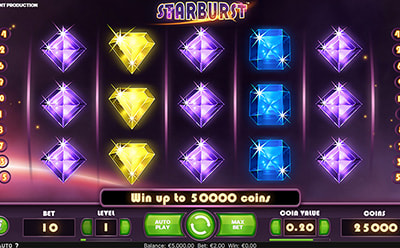 Starburst -kolikkopeli iWild Casinon suomalaisella nettikasinolla
